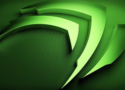 Nvidia, logos - random desktop wallpaper