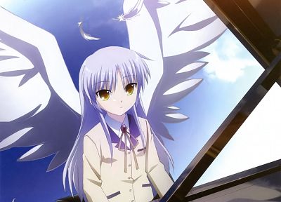 Angel Beats!, school uniforms, Tachibana Kanade - duplicate desktop wallpaper