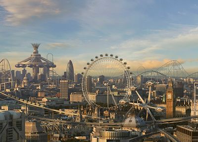 city skyline - desktop wallpaper