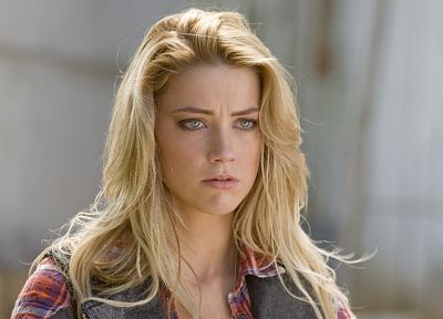 women, actress, Amber Heard, Drive Angry - related desktop wallpaper
