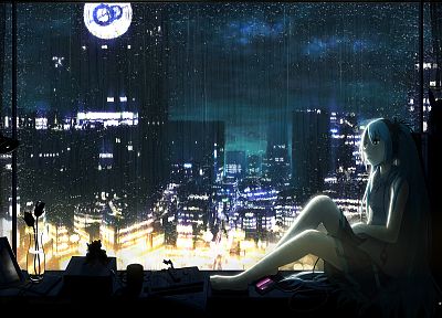 Vocaloid, Hatsune Miku - duplicate desktop wallpaper