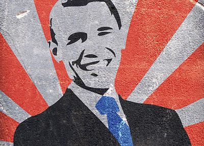 Barack Obama, Grafiti - random desktop wallpaper