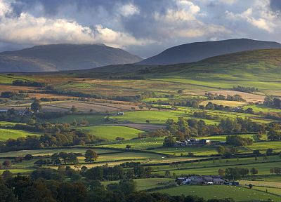 landscapes, north, Wales, United Kingdom, National Park, farmland - related desktop wallpaper