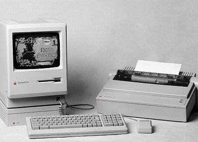 Apple Inc., Mac, computers history, Macintosh - random desktop wallpaper