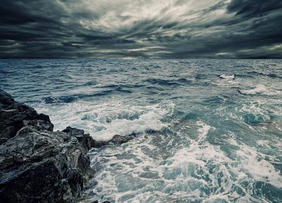 landscapes, coast, storm, sea - related desktop wallpaper