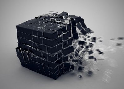 cubes, 3D - random desktop wallpaper