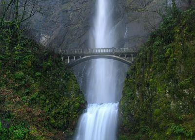 bridges, waterfalls - random desktop wallpaper