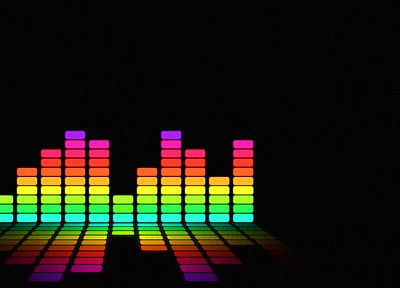 music, rainbows, colors - desktop wallpaper