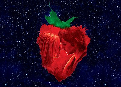 stars, lovers, strawberries, Across the Universe - random desktop wallpaper