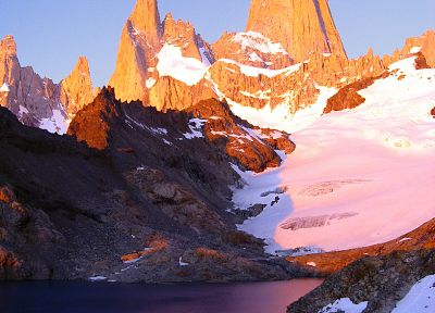 mountains, Argentina, Fitzroy, Patagonia - random desktop wallpaper