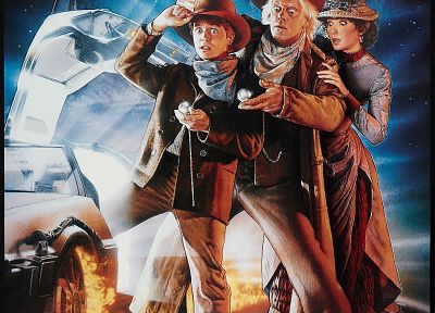 Back to the Future, Doc Brown, Michael J. Fox, Marty McFly - duplicate desktop wallpaper