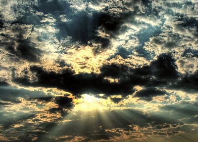 clouds, Sun, skyscapes - desktop wallpaper