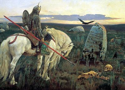 paintings, knights, horses - random desktop wallpaper