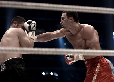 boxing, Klitschko, punching - duplicate desktop wallpaper