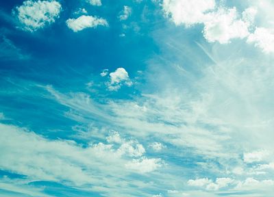 blue, clouds, skyscapes - desktop wallpaper