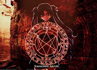 Fate/Stay Night, Tohsaka Rin, Fate series - related desktop wallpaper