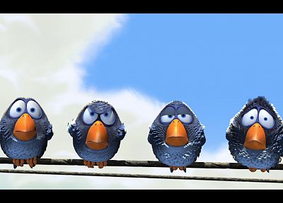 Pixar, birds - duplicate desktop wallpaper