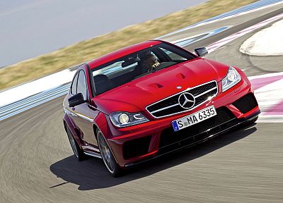 red, cars, Mercedes-Benz C63 AMG - related desktop wallpaper