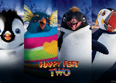 movies, Warner Bros., Happy Feet 2 - duplicate desktop wallpaper