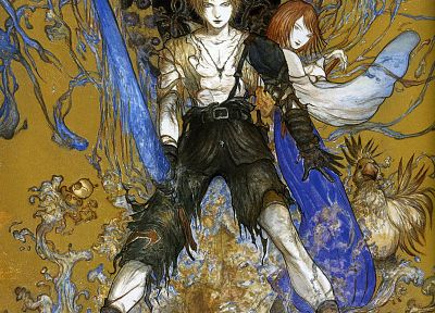 Final Fantasy, Final Fantasy X, Yoshitaka Amano - desktop wallpaper