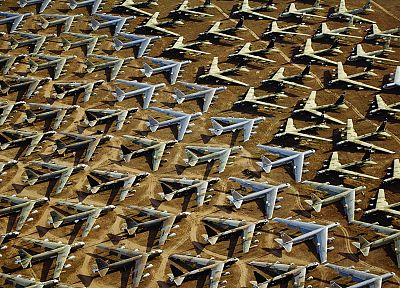 Arizona, B-52 Stratofortress, United States Air Force, air force, Bone Yard - random desktop wallpaper