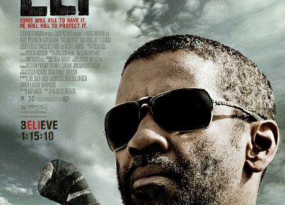 The Book of Eli, Denzel Washington, movie posters - related desktop wallpaper