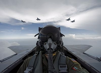 aircraft, military, Pilot, planes, F-15 Eagle - desktop wallpaper