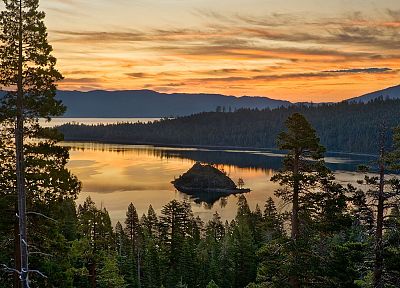 California, islands, Emerald, bay, Lake Tahoe - random desktop wallpaper