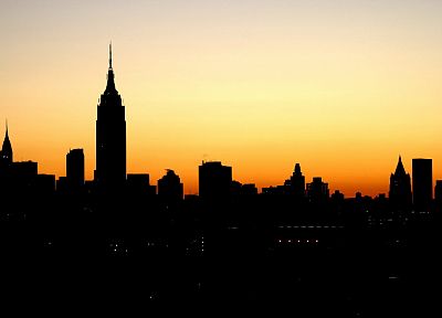 landscapes, New York City, Empire State Building, afternoon, cities - desktop wallpaper