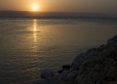 sunset, nature, beaches - desktop wallpaper