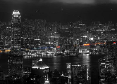 cityscapes, architecture, hands, buildings, Hong Kong - duplicate desktop wallpaper