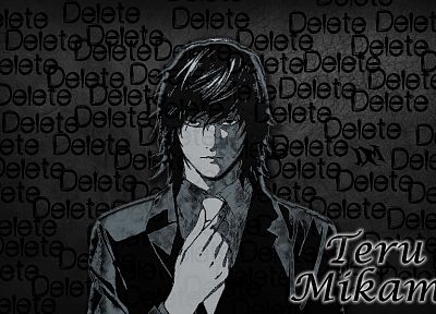 Death Note, death, dark, teru, Mikami - duplicate desktop wallpaper