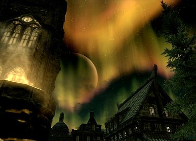 night, screenshots, Xbox 360, solitude, The Elder Scrolls V: Skyrim - random desktop wallpaper