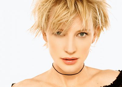 blondes, women, actress, green eyes, Cate Blanchett, faces, white background - random desktop wallpaper