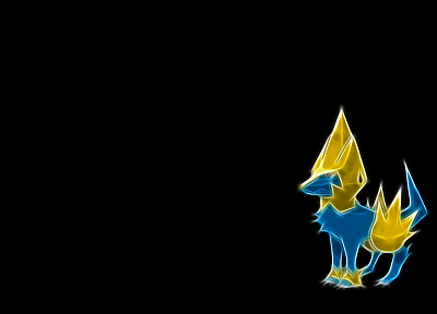 Pokemon, black background - random desktop wallpaper