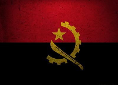 flags, Angola - random desktop wallpaper