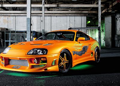 cars, supercars, Toyota Supra, The Fast and the Furious - desktop wallpaper