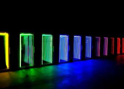lights, multicolor, rainbows, neon - random desktop wallpaper