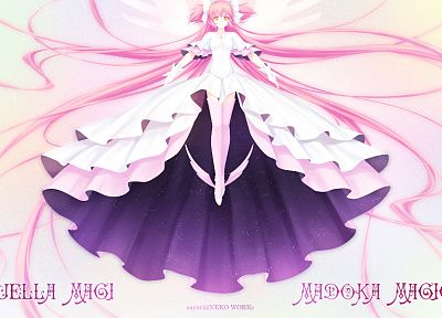 pink hair, Mahou Shoujo Madoka Magica, Kaname Madoka, anime, Sayori Neko Works, anime girls - related desktop wallpaper