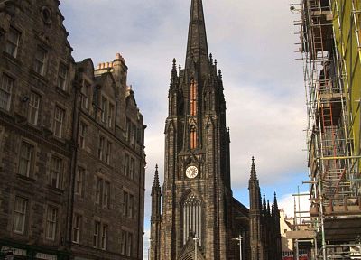 cityscapes, buildings, Scotland, Edinburgh - random desktop wallpaper