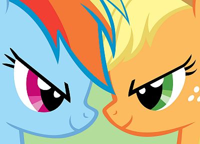 Rainbow Dash, Applejack, My Little Pony: Friendship is Magic - random desktop wallpaper