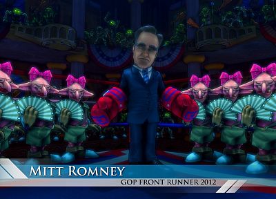video games, Dungeon Defenders, Mitt Romney - random desktop wallpaper