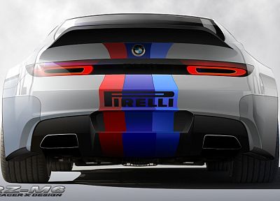 BMW, cars, concept art, BMW M6 - desktop wallpaper