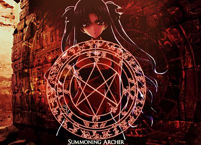 Fate/Stay Night, Tohsaka Rin, Fate series - duplicate desktop wallpaper