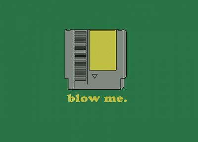 Nintendo, funny, blow me - random desktop wallpaper