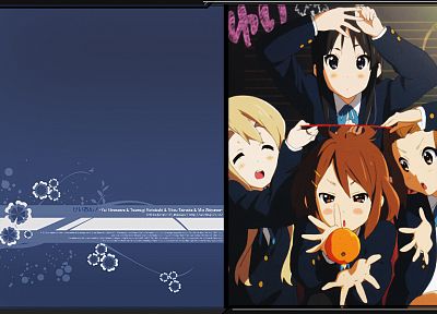 K-ON!, school uniforms, Hirasawa Yui, Akiyama Mio, Tainaka Ritsu, Kotobuki Tsumugi, anime, anime girls - random desktop wallpaper