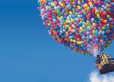 Pixar, Up (movie), balloons - related desktop wallpaper