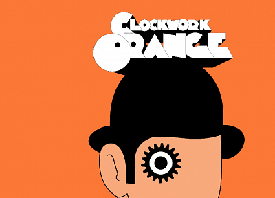 Clockwork Orange, Stanley Kubrick, simple background - desktop wallpaper