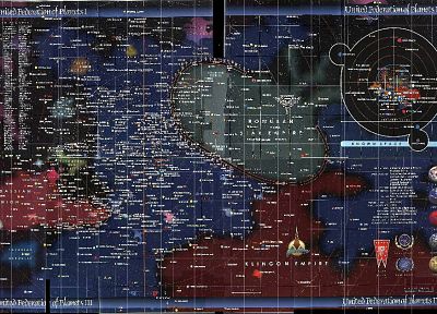outer space, Star Trek, maps - related desktop wallpaper
