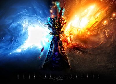 mage, skulls, dragons, World of Warcraft, Vurtne - desktop wallpaper